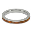 Orange Opal Wedding Ring for Women