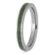 Narrow Birthstone Ring with Peridot (August)
