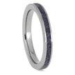 Tanzanite and Titanium Wedding Band