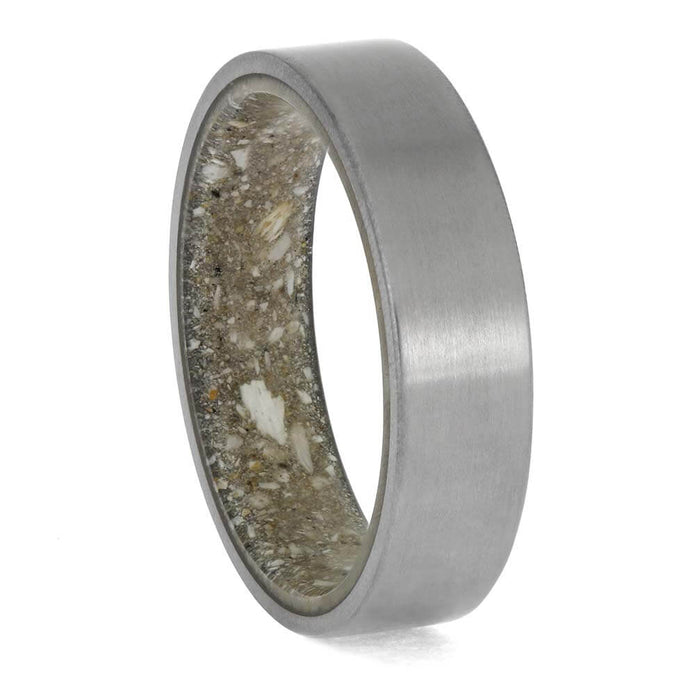 Handmade Memorial Ring in Titanium