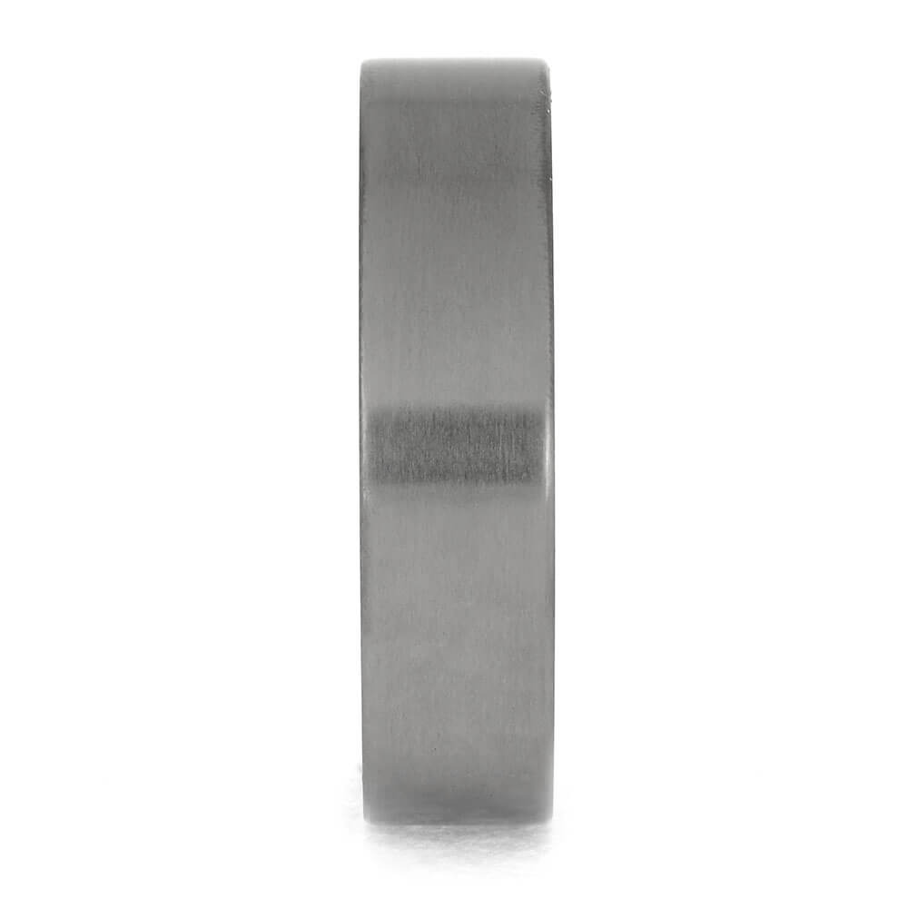 Flat Titanium Band with Matte Finish