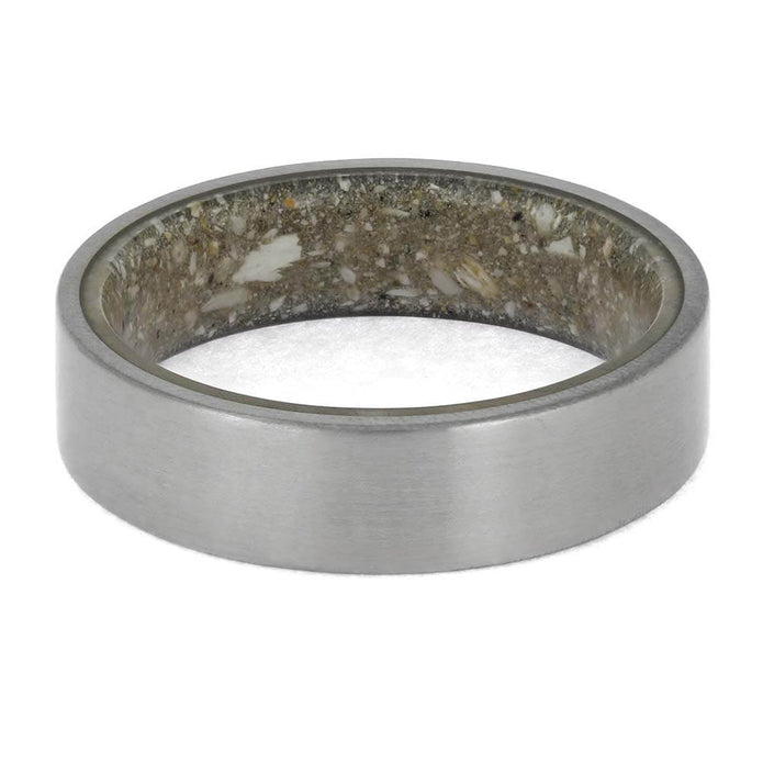 Ash Sleeve Ring in Titanium