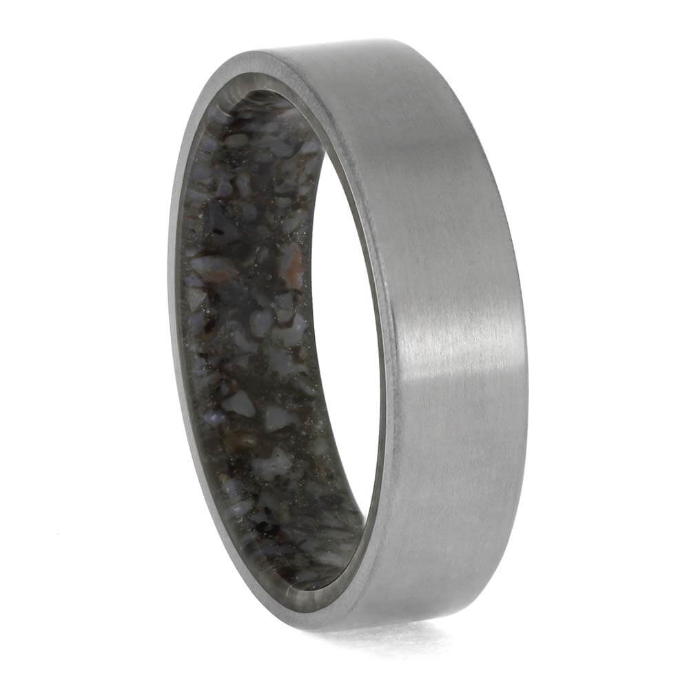 Dinosaur Bone Sleeve Wedding Band