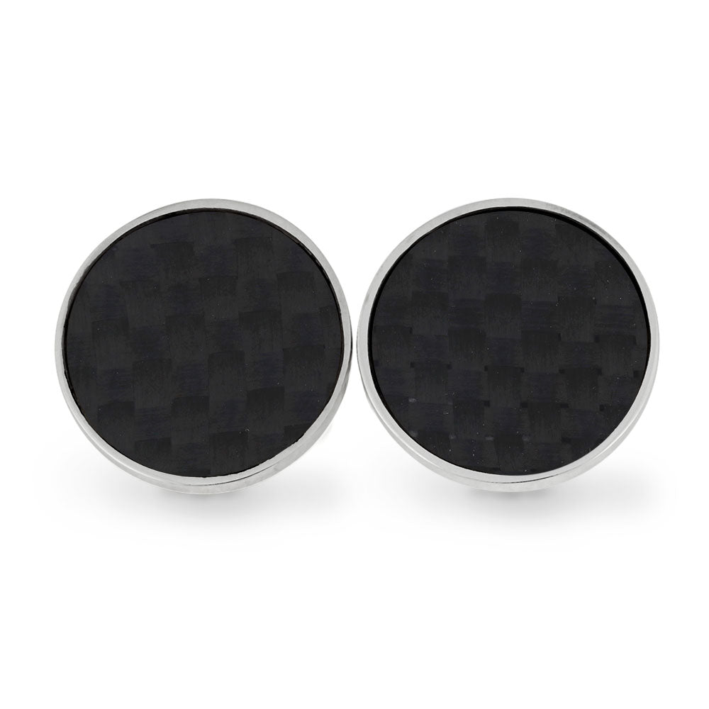 Custom Carbon Fiber Cuff Links