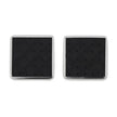 Black Carbon Fiber Cuff Link Set