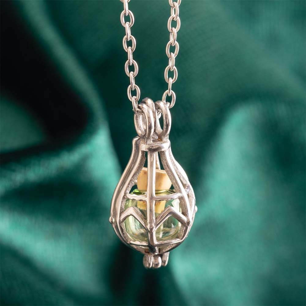 Steel Memorial Urn Necklace