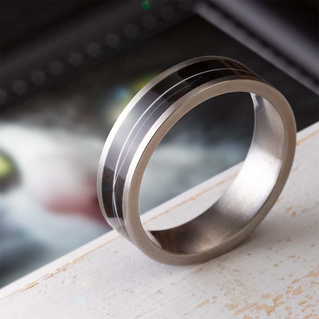 Cat Whisker Ring with Photo of Cat in Background