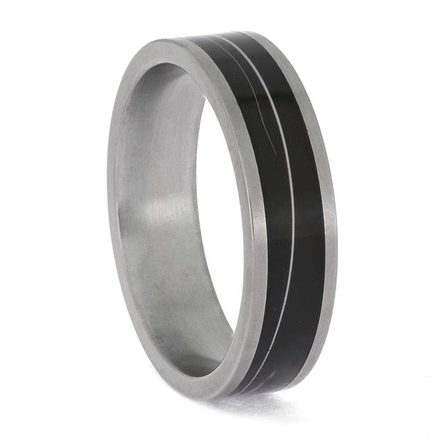 Cat Whisker Ring in Titanium