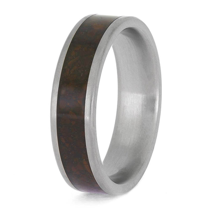 Coffee Bean Ring in Titanium