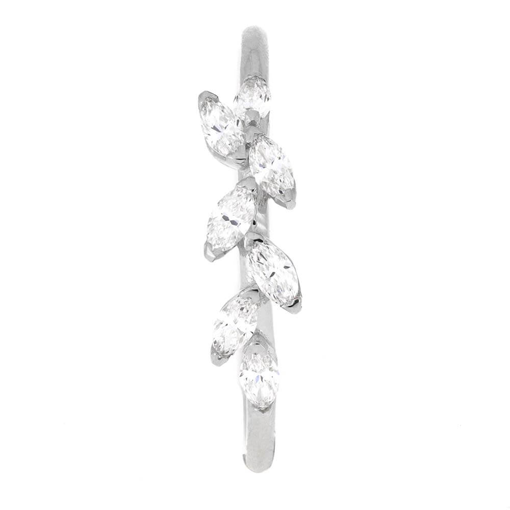 Handmade Leaf Ring in Solid Sterling Silver