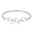 Bespoke Silver Leaf Ring in Solid .925 Sterling Silver
