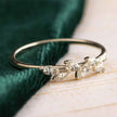 White Gold Ring with Marquise Diamonds