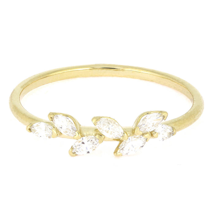 Custom Yellow Gold Ring for Women in Gold