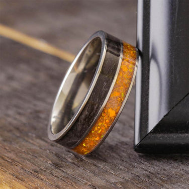 Black and Orange Memorial Ring 