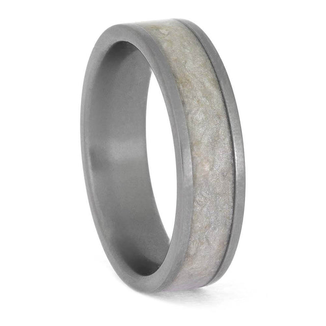 Custom Memorial Ring with Mica Flakes