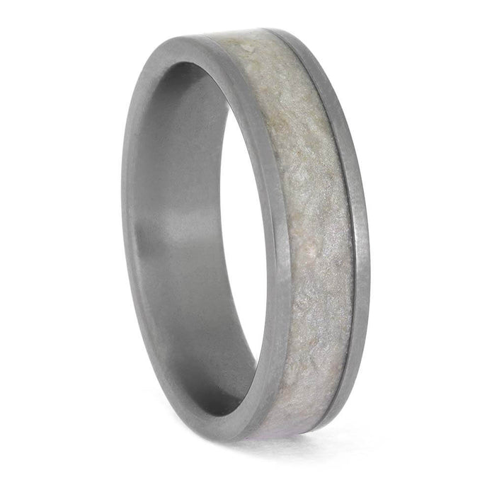 Custom Memorial Ring with Mica Flakes