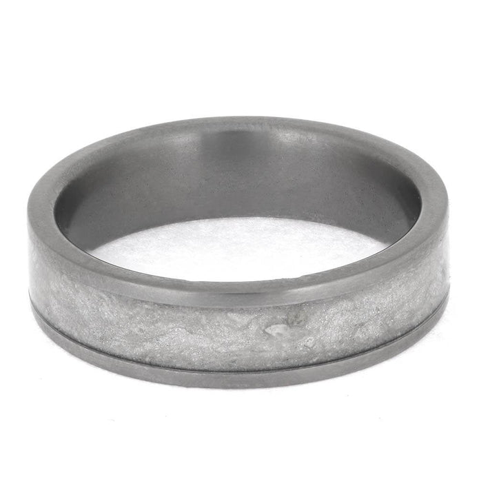 Custom Memorial Ring with Mica Powder