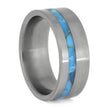 Unique Turquoise Wedding Band for Men