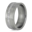 Meteorite and Titanium Ring