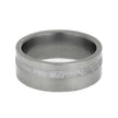 Unique Meteorite and Titanium Ring for Men
