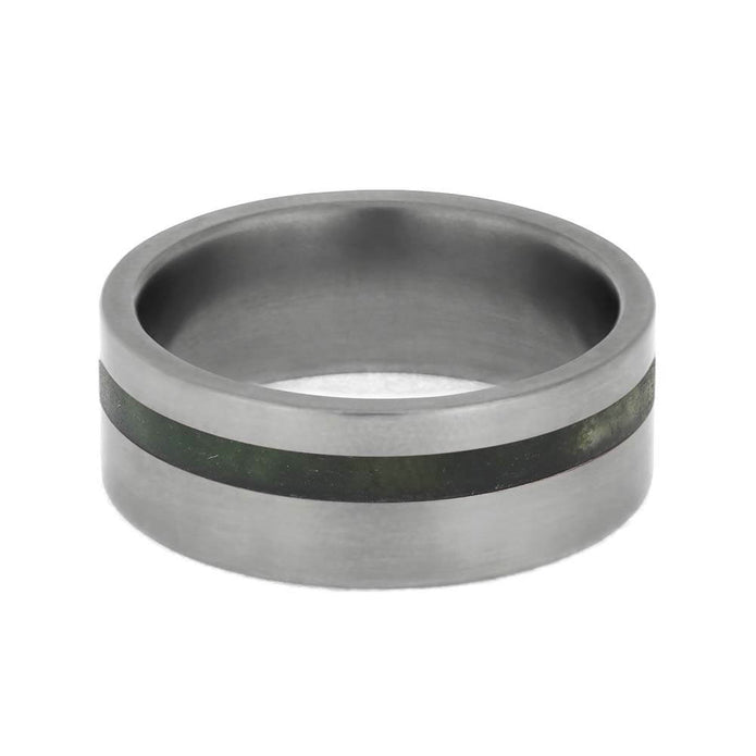 Custom Moss Agate Ring for Men