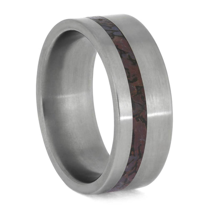 Dinosaur Bone Wedding Band for Men