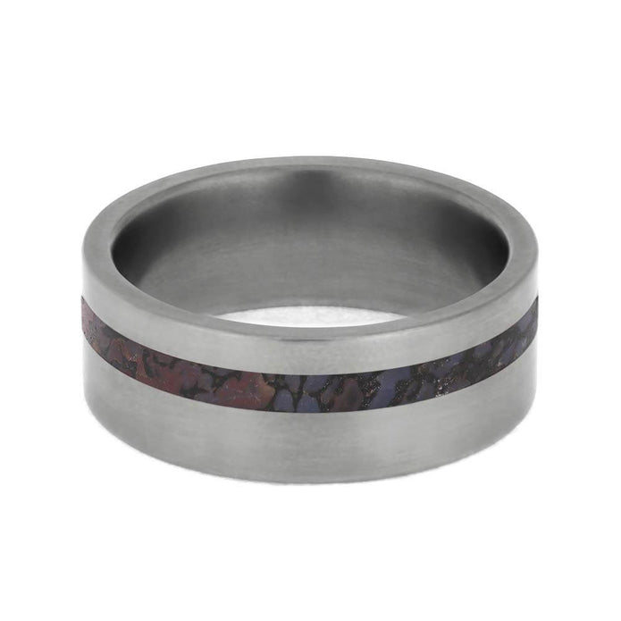 Handmade Fossil Wedding Band