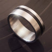 Vinyl Record Wedding Band for Men