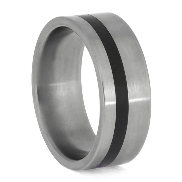 Vinyl Record Wedding Band for Men