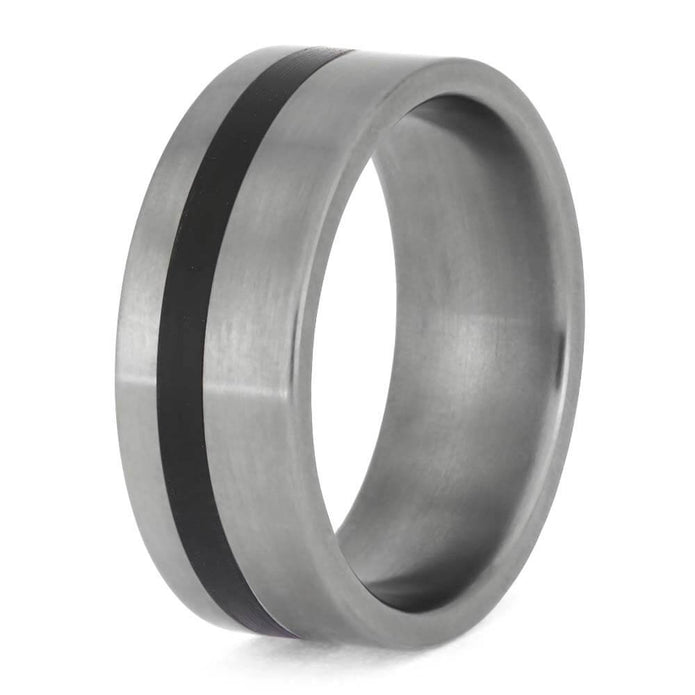 Vinyl Record Wedding Band for Men
