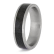Basalt Lava Ring in Titanium