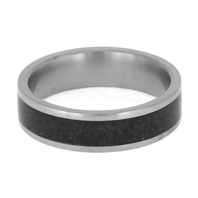 Custom Basalt Wedding Ring