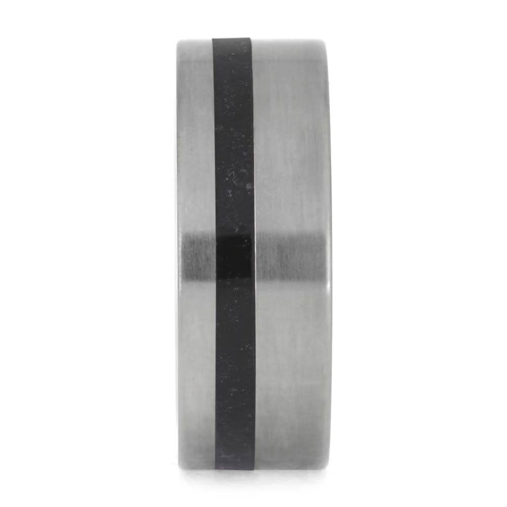 Basalt Lava Wedding Band