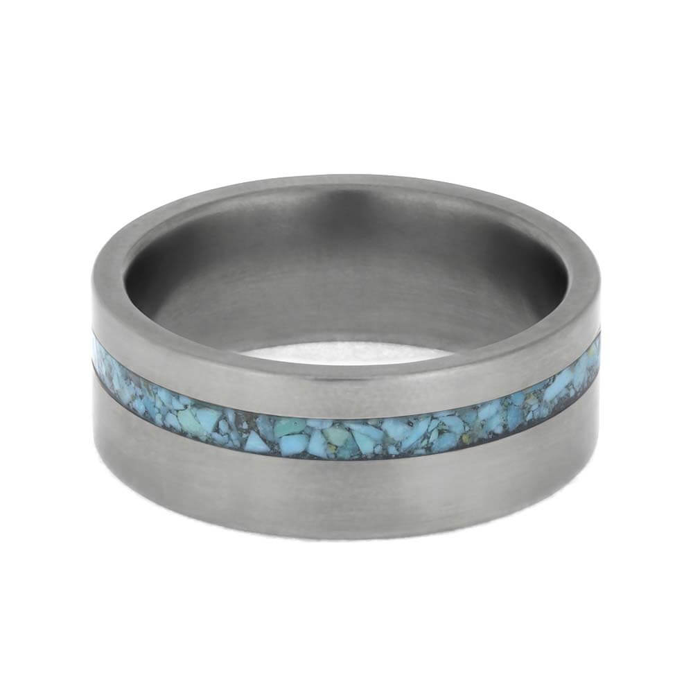 Natural Turquoise Wedding Ring 