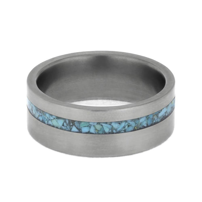 Natural Turquoise Wedding Ring 