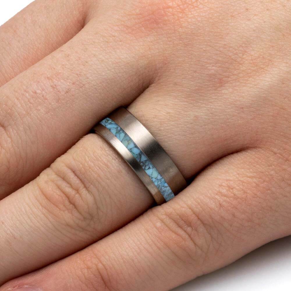 Turquoise Ring on Hand