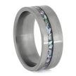 Custom Abalone Wedding Band