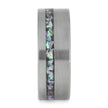 Abalone and Titanium Ring