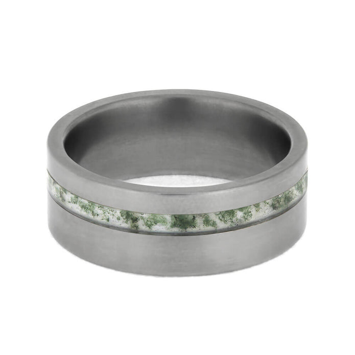 Moss Agate Ring for Men