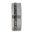 Handmade Ring with Deer Antler Inlay