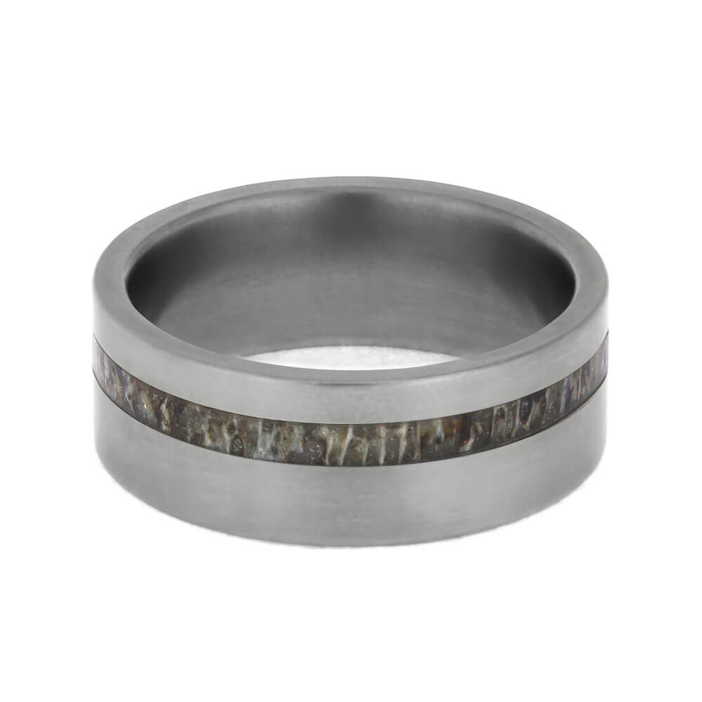 Custom Antler Wedding Band