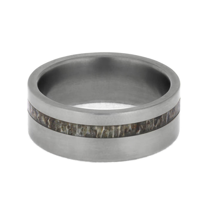 Custom Antler Wedding Band