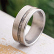 Simple Memorial Ring with Ashes