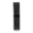 Custom Titanium Wedding Band for Men with Carbon Fiber