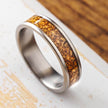 Cork Inlay Wedding Band