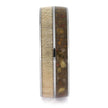 Custom Wedding Band with Baseball Bat Inlay