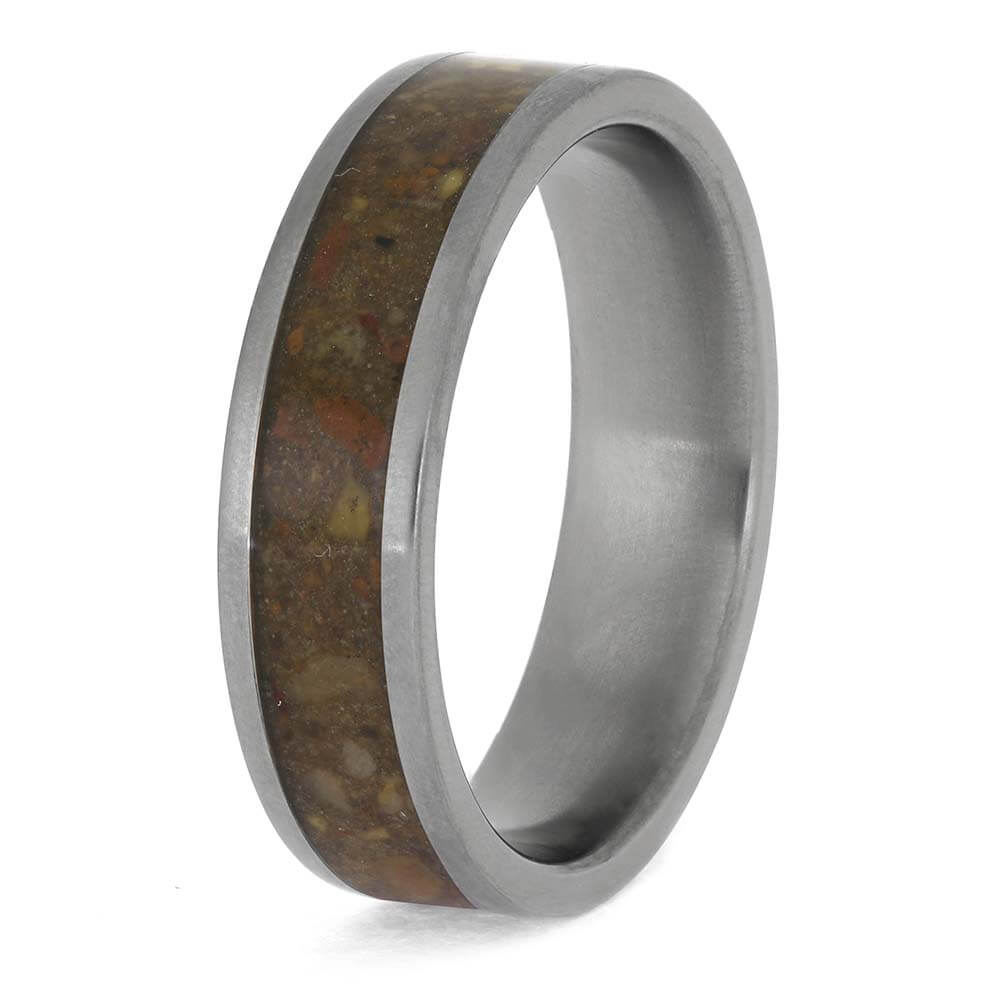 Custom Baseball Field Wedding Band