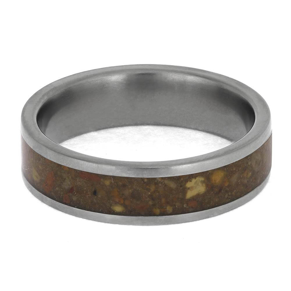 Baseball Ring with Field Sand Inlay