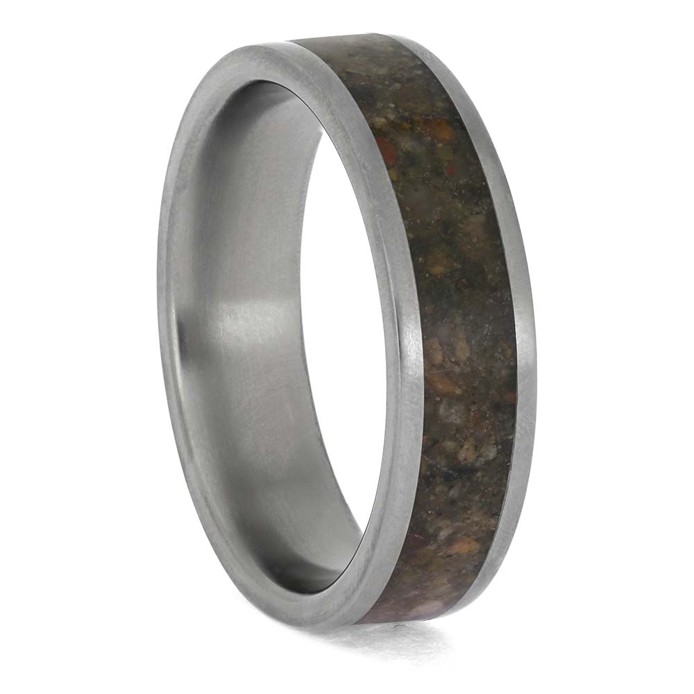 Souvenir Beach Sand Wedding Band