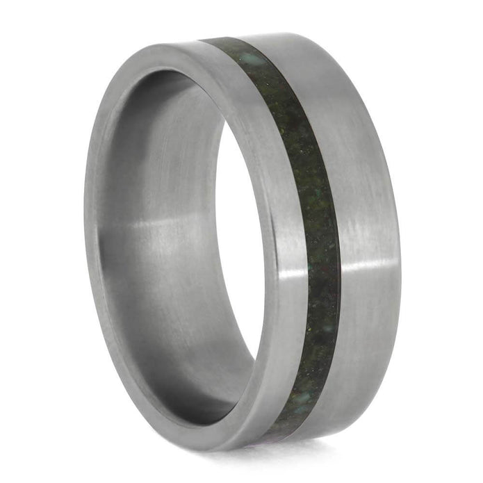 Green Chrysocolla Wedding Band